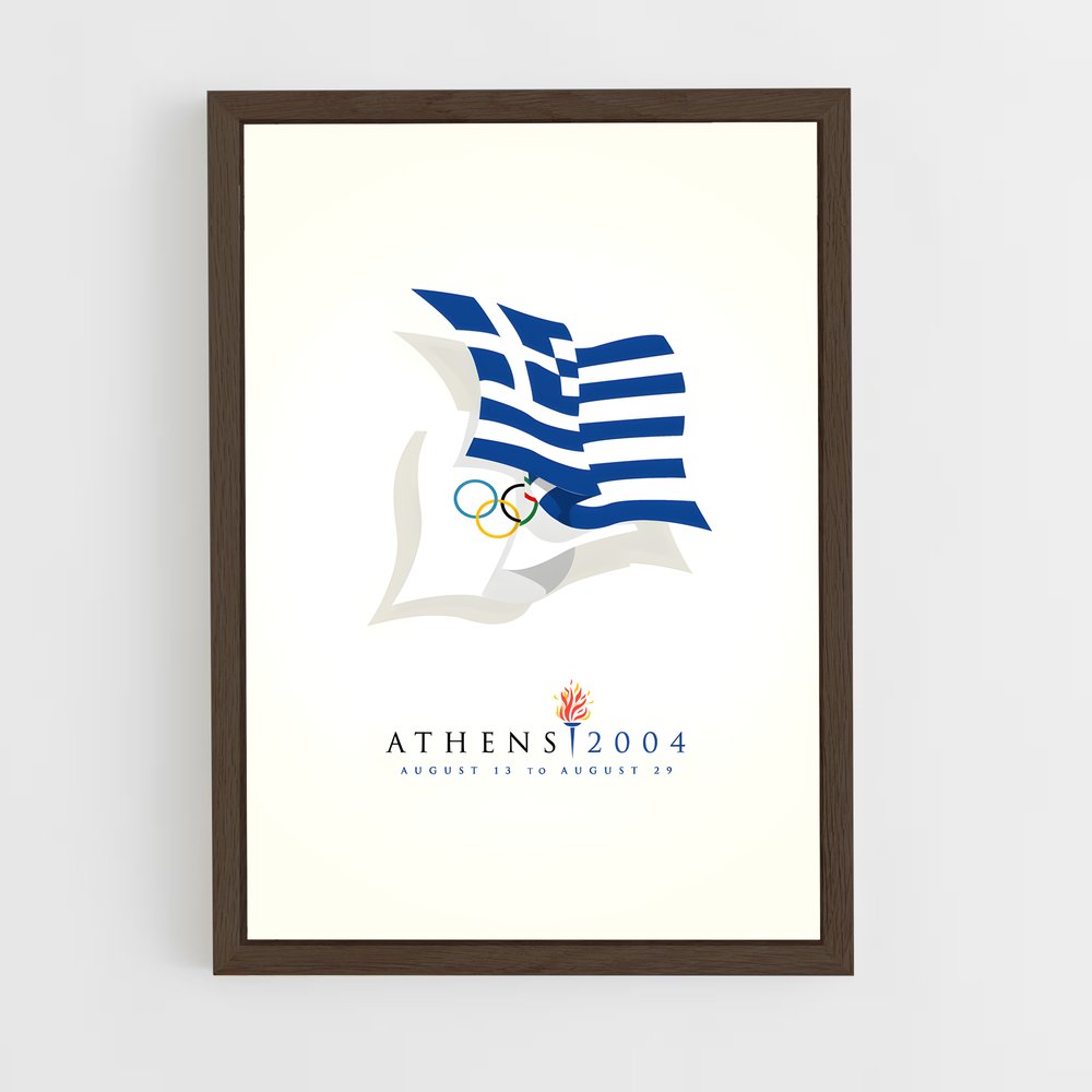 Poster Jeux Olympiques d'Athènes 2004 (vue 5)